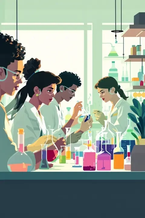 化学社的春天 - 校园青春 化学社的春天 学院青春影片竖版海报